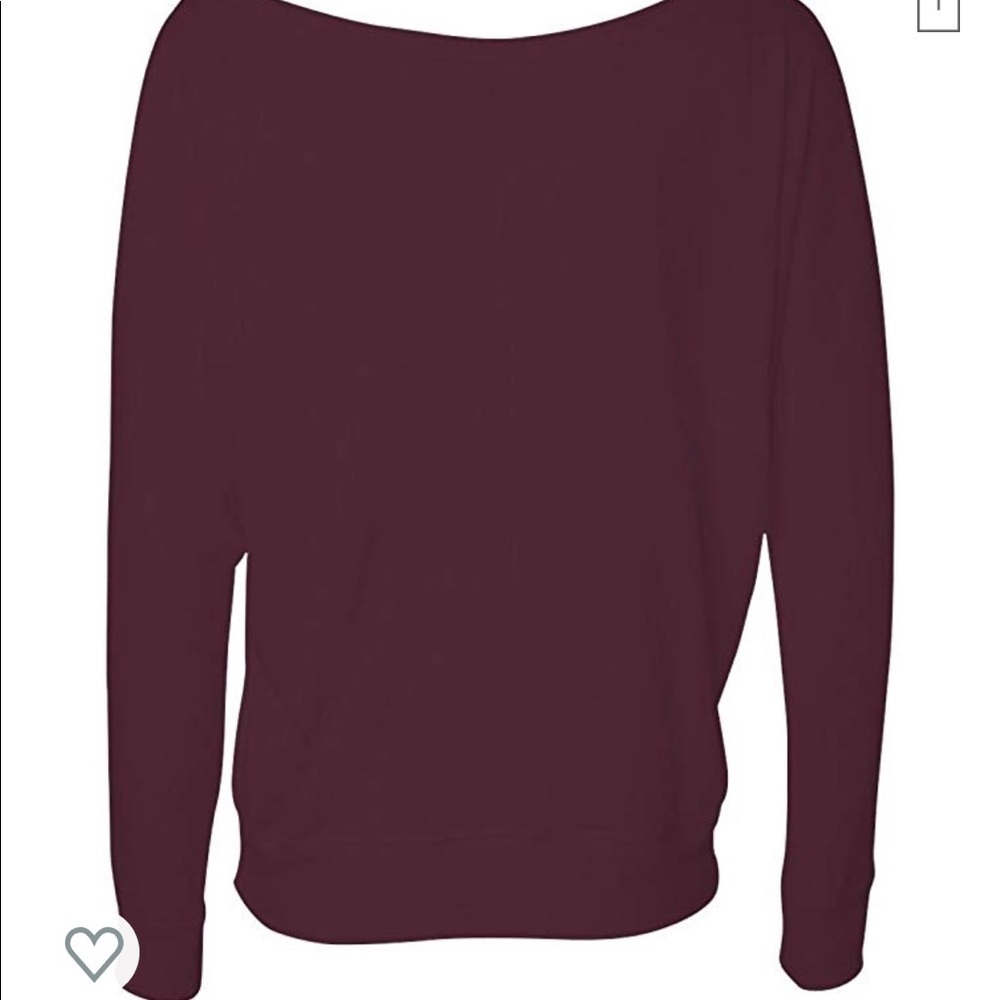 5/$35 💥 Bella Dolman Sleeve Maroon Top - Picture 5 of 6